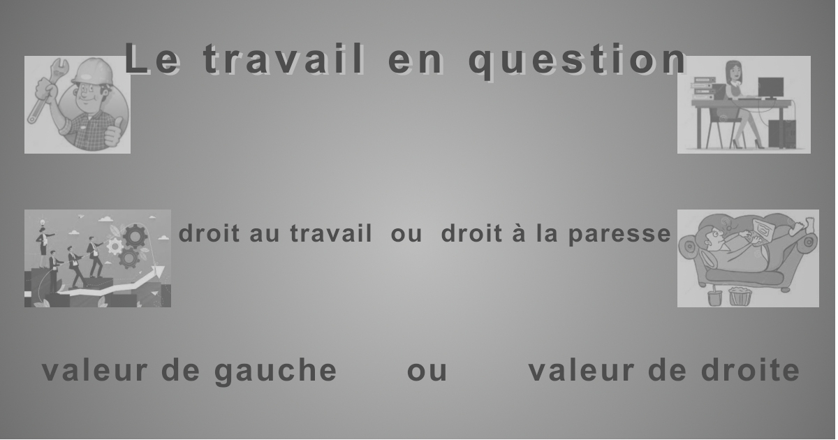 Le travail en question.